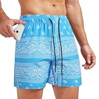 Algopix Similar Product 18 - Surenow Mens Casual Shorts Boho Tribal