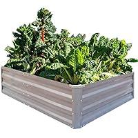 Algopix Similar Product 13 - FOYUEE Galvanized Raised Garden Beds