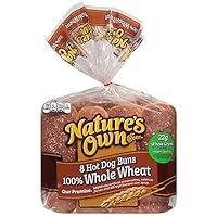 Algopix Similar Product 11 - Natures Own 100 Whole Wheat Hot Dog