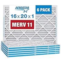 Algopix Similar Product 9 - Aerostar 16x20x1 MERV 11 Pleated Air
