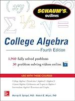 Algopix Similar Product 3 - Schaums Outline of College Algebra