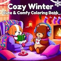 Algopix Similar Product 20 - Cozy Winter Cute  Comfy Coloring Book