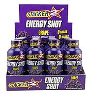 Algopix Similar Product 20 - Stacker 2 Energy Shots Grape Flavor