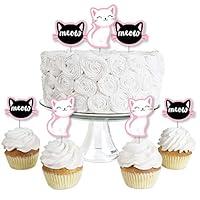 Algopix Similar Product 7 - Big Dot of Happiness Purrfect Kitty