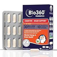 Algopix Similar Product 9 - Bio360 Cognitive Support Probiotic for