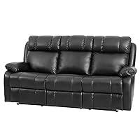 Algopix Similar Product 12 - BestMassage Recliner Chair Leather Sofa