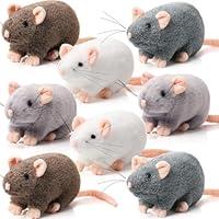 Algopix Similar Product 2 - Honoson 8 Pcs Rat Plush Mouse Stuffed