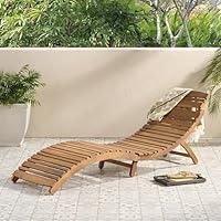 Algopix Similar Product 8 - SEALODY Chaise Lounge Acacia Wood