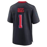 Algopix Similar Product 11 - Stefon_Diggs_1_Black_Youth_Jersey