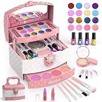 Algopix Similar Product 13 - GirlsHome Kids Makeup Kit for Girl 35