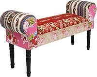 Algopix Similar Product 15 - KARE 75161 Bench Patchwork 54 X 100 X
