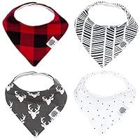Algopix Similar Product 2 - Parker Baby Co Bandana Drool Pack of