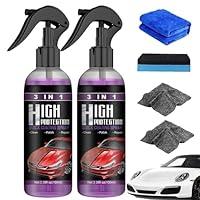 Car Coating Spray,High Protection 3 in 1 Spray,3 in 1 High Protection Quick Car  Coating Spray (100ml/2pcs) 