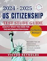 Algopix Similar Product 19 - 2024  2025 US CITIZENSHIP TEST STUDY