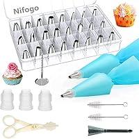Algopix Similar Product 13 - Nifogo Piping Bags and Tips Sets 34