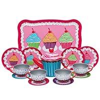 Algopix Similar Product 17 - Schylling Cupcakes Tin Tea Set