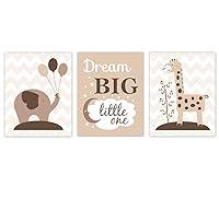 Algopix Similar Product 15 - Baby Nursery Wall Art Brown Tan