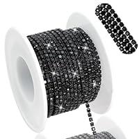 Algopix Similar Product 17 - FULZTEY 10 Yards Bling Rhinestone Chain