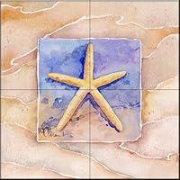 Algopix Similar Product 20 - Ceramic Tile Mural  Summer Starfish 