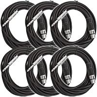 Algopix Similar Product 15 - Seismic Audio  SATRXLF25Black6Pack 