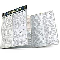Algopix Similar Product 18 - Criminal Law (Quick Study Law)