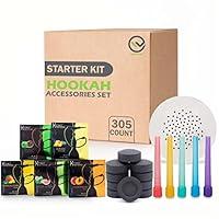 Algopix Similar Product 18 - Hookah Accessories Set with 100 Disc