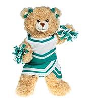 Algopix Similar Product 5 - Plush Gear Green  White Cheer Uniform