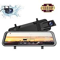 Algopix Similar Product 5 - TOGUARD 8 Mirror Dash Cam Dual Lens