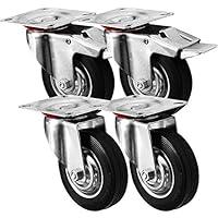 Algopix Similar Product 3 - 4 Stck Transportrollen lenkbar 100mm