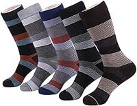 Algopix Similar Product 12 - Marino Mens Patterned Dress Socks