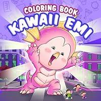 Algopix Similar Product 3 - Kawaii Kaiju Cute Coloring Book with