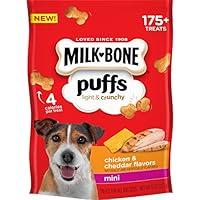 Algopix Similar Product 1 - MilkBone Puffs Dog Treats Chicken 