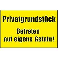 Algopix Similar Product 12 - Warning Private Property  Betreten