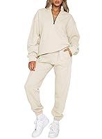Algopix Similar Product 13 - Aleumdr Women 2 Piece Outfits Sweatsuit