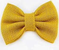 Algopix Similar Product 5 - Yellow bow  burlap bow  yellow