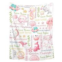 Algopix Similar Product 14 - Personalized Baby Blanket for Girls