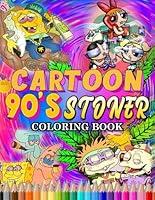 Algopix Similar Product 5 - 90s Cartoon Stoner Coloring Book For