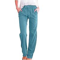 Algopix Similar Product 1 - Womens Linen Summer Pants Prime