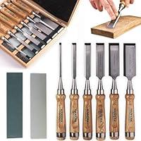 Algopix Similar Product 5 - HAWERK Wood Chisel Sets  Wood Carving