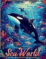 Algopix Similar Product 1 - Adult Coloring Book : Sea World