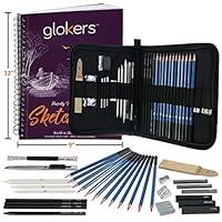 Algopix Similar Product 11 - Glokers 33Piece Drawing Art Set 
