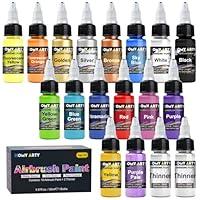 Algopix Similar Product 10 - Airbrush Paint  16 Colors with 2