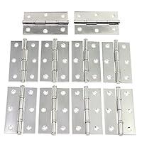 Algopix Similar Product 5 - WiMas 10PCS 3Inch Folding Butt Hinges