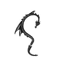 Algopix Similar Product 15 - The Black Dragons Lure Earring by