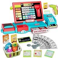 Algopix Similar Product 17 - HYES Kids Cash Register Toy Playset