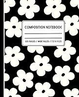 Algopix Similar Product 14 - Composition Notebook Wide Ruled Black