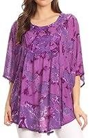 Algopix Similar Product 18 - Sakkas 16031  Cleeo Long Wide Tie Dye