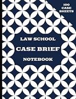 Algopix Similar Product 3 - Law School Case Brief Notebook Simple