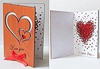 Algopix Similar Product 18 - Real Wood Love You Hearts Unique
