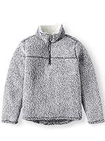 Algopix Similar Product 14 - Boys Quarter Zip Sherpa Pullover Hoodie